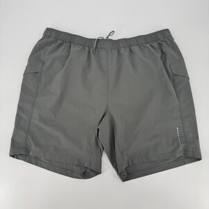 Peter Millar Crown Sport Mens XXL Gray Performance Shorts Drawstring Liner‎ 8 In